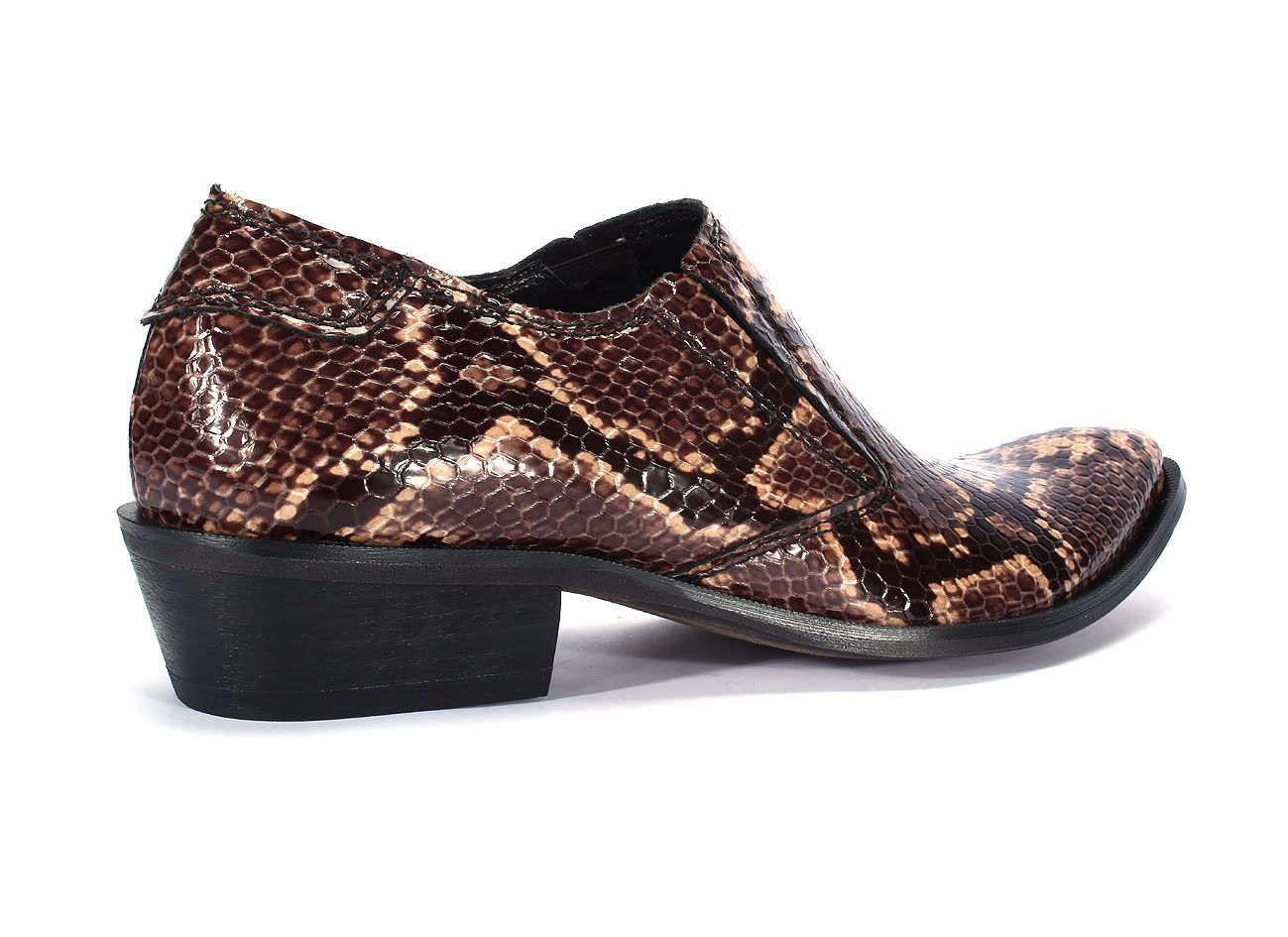 Brwon Men's Leather Cowboy Boots Carlito - Image 3