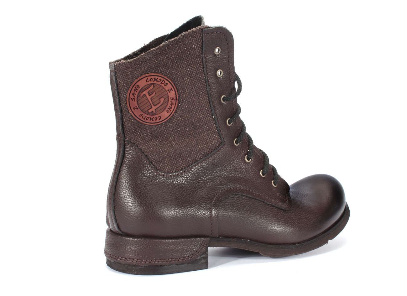 Brown Men's Leather Boots Colin - Image 3