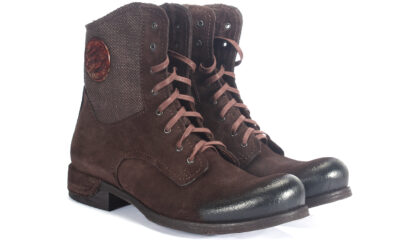 Botki Męskie Skórzane Brązowe Zamszowe Colin