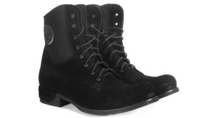 Botki Męskie Skórzane Czarne Zamszowe Colin