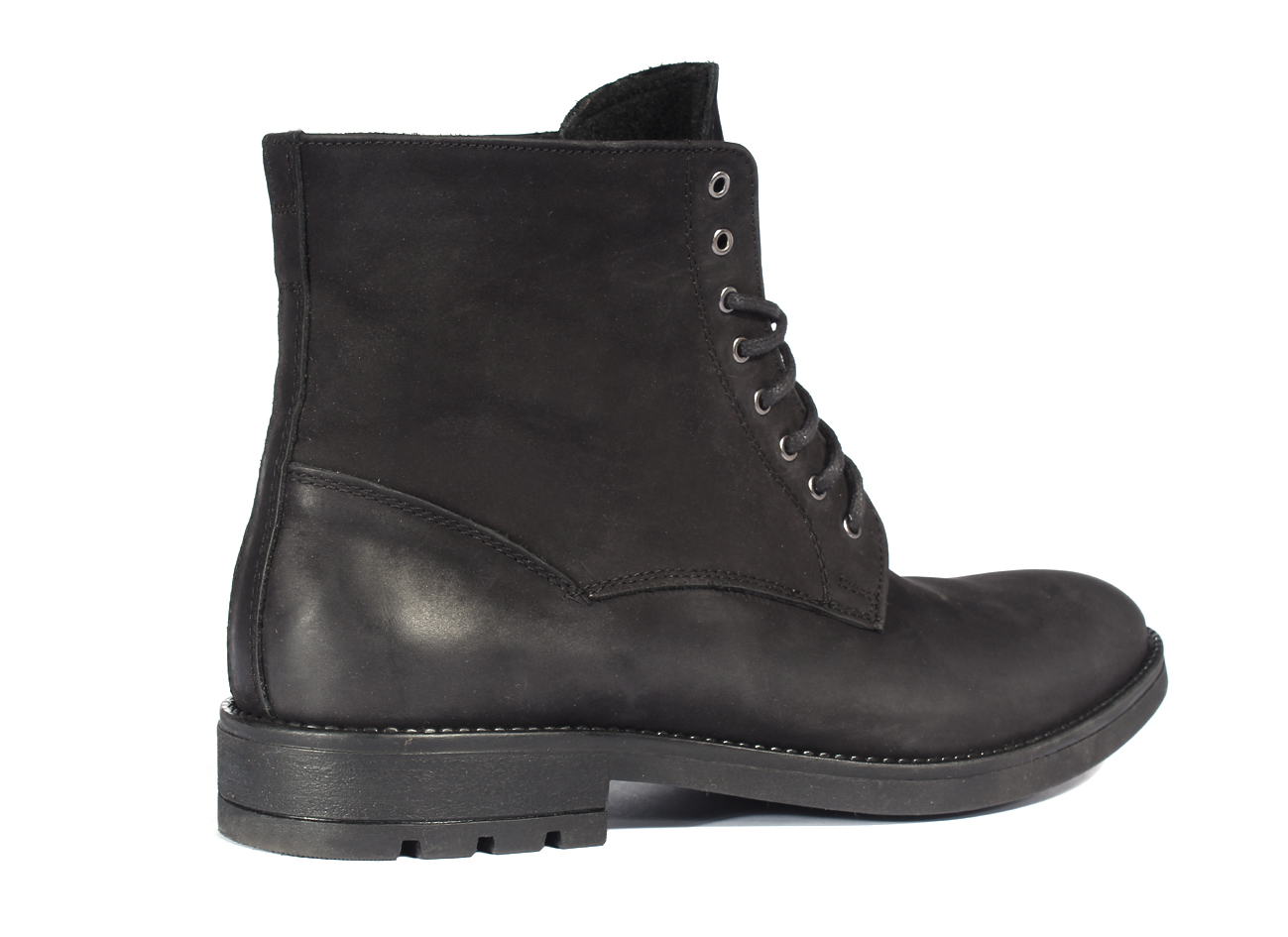 Botki Męskie Skórzane Czarne Igor - obrazek 3