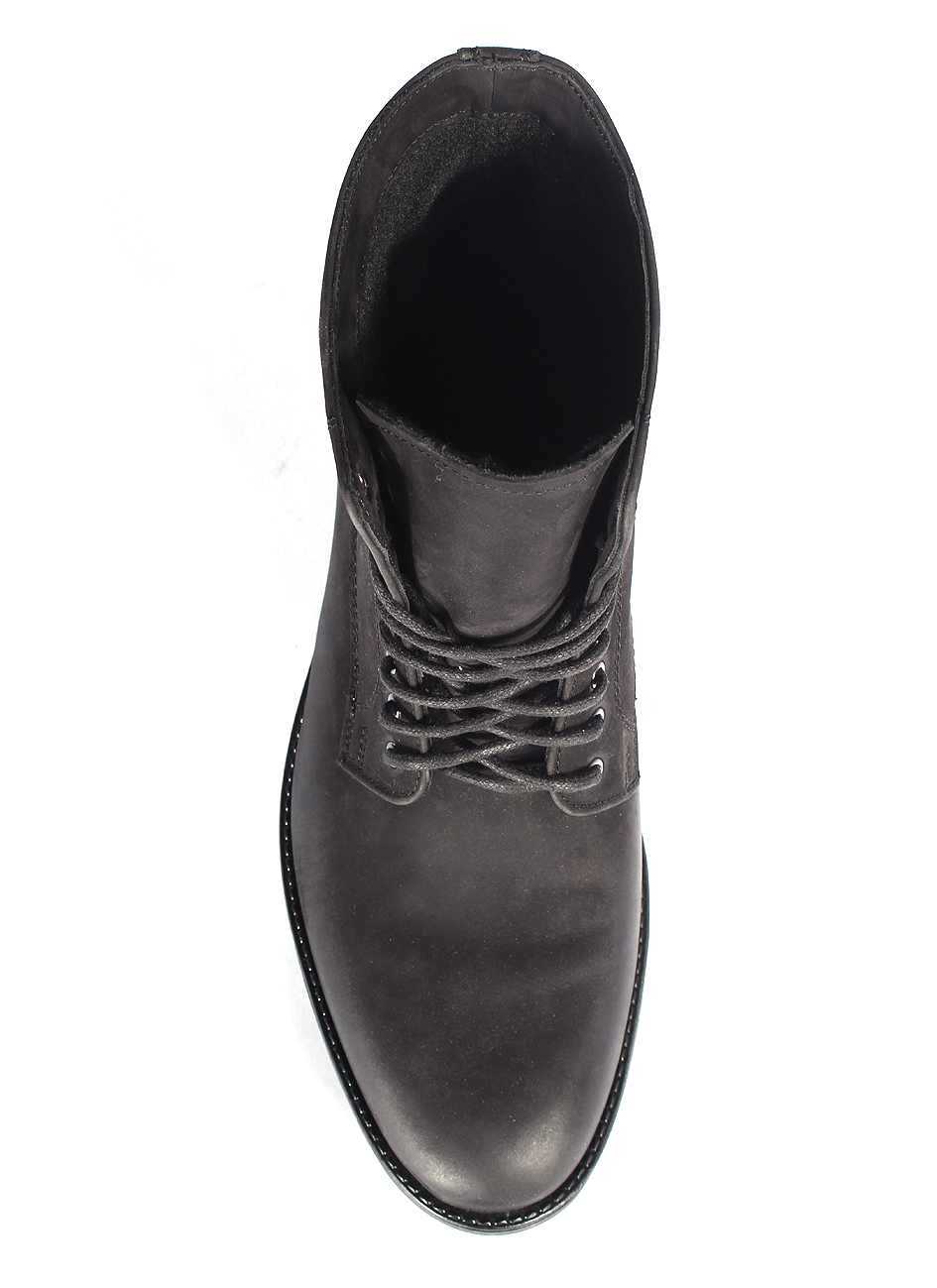 Botki Męskie Skórzane Czarne Igor - obrazek 4