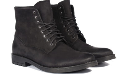 Botki Męskie Skórzane Czarne Igor