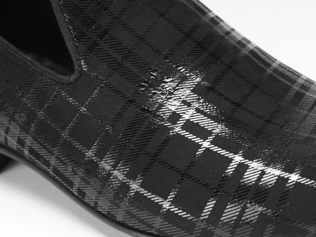 Mokasyny Męskie Skórzane Czarne Michael - obrazek 5