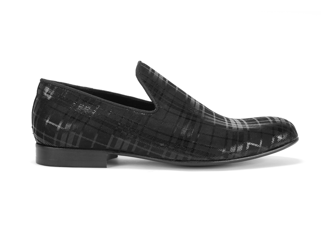 Mokasyny Męskie Skórzane Czarne Michael - obrazek 2