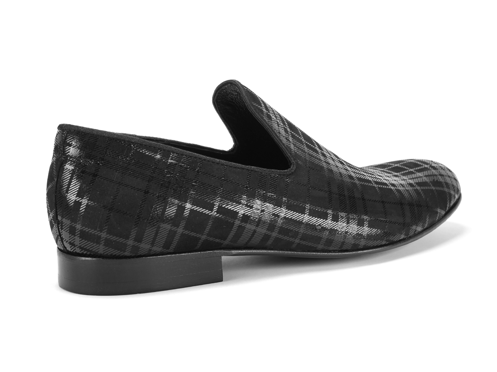 Mokasyny Męskie Skórzane Czarne Michael - obrazek 3