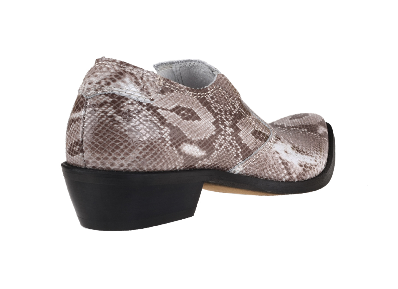 Kowbojki Niskie Męskie Skórzane Lucertola Carlito - obrazek 3