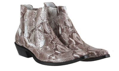 Lucertola Men's Leather Cowboy Boots Carlos