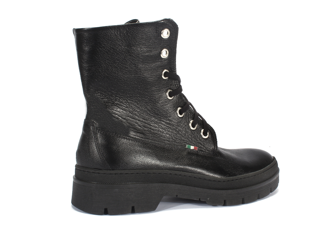 Botki Męskie Skórzane Czarne Luke - obrazek 3