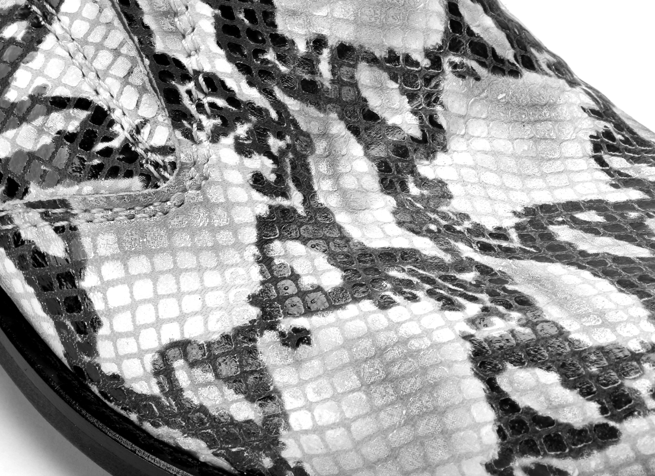 Kowbojki Niskie Męskie Skórzane Lucertola Carlito - obrazek 4