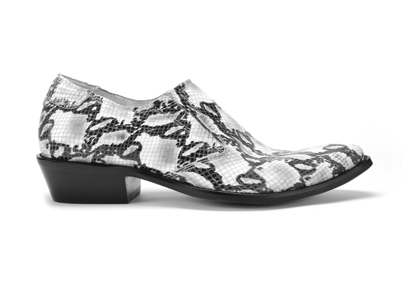 Kowbojki Niskie Męskie Skórzane Lucertola Carlito - obrazek 2