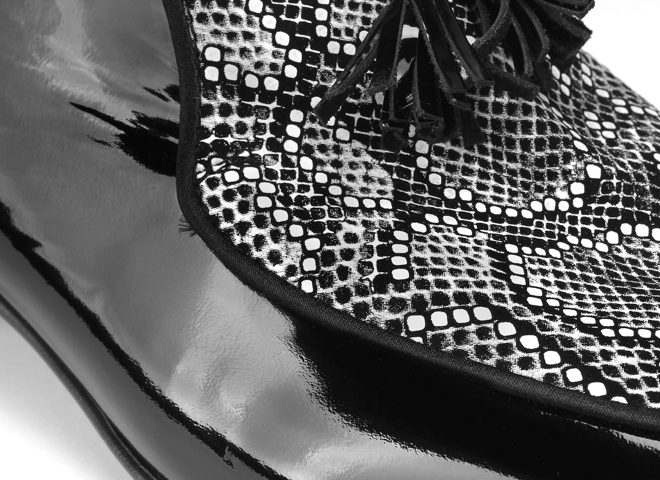 Mokasyny Męskie Skórzane Czarne Arthur - obrazek 5