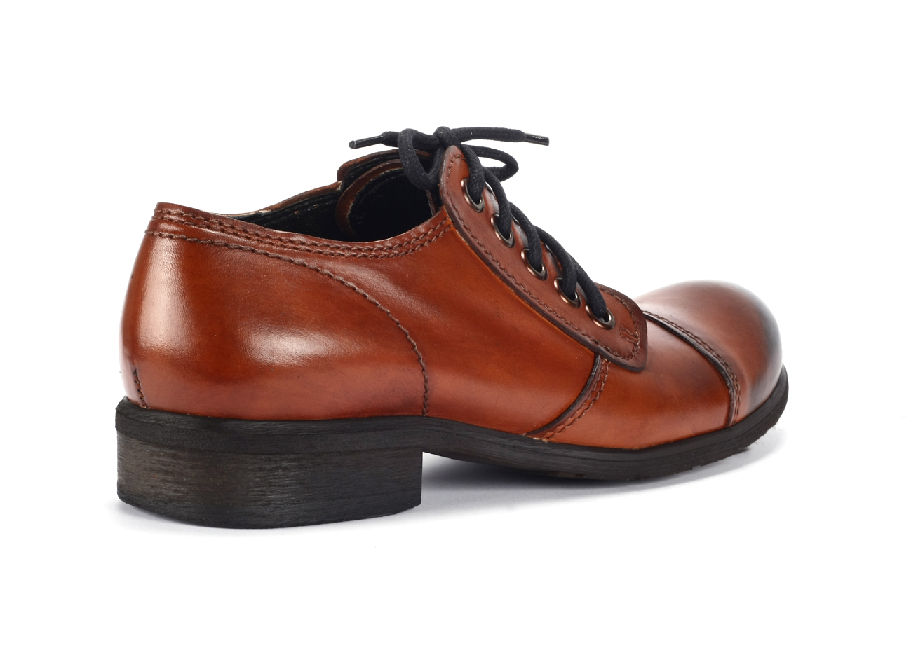 Orange Men's Leather Casual Shoes Charles - Image 3