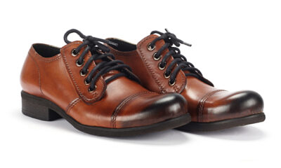 Orange Men's Leather Casual Shoes Charles