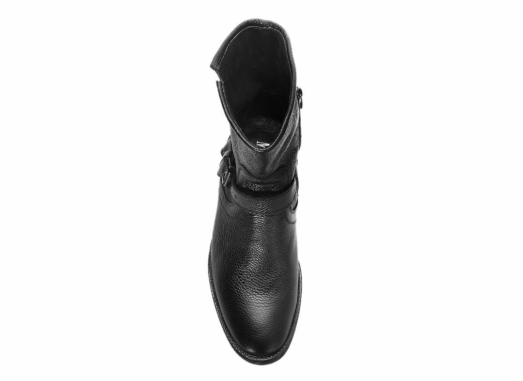 Botki Męskie Skórzane Czarne Pedro - obrazek 4