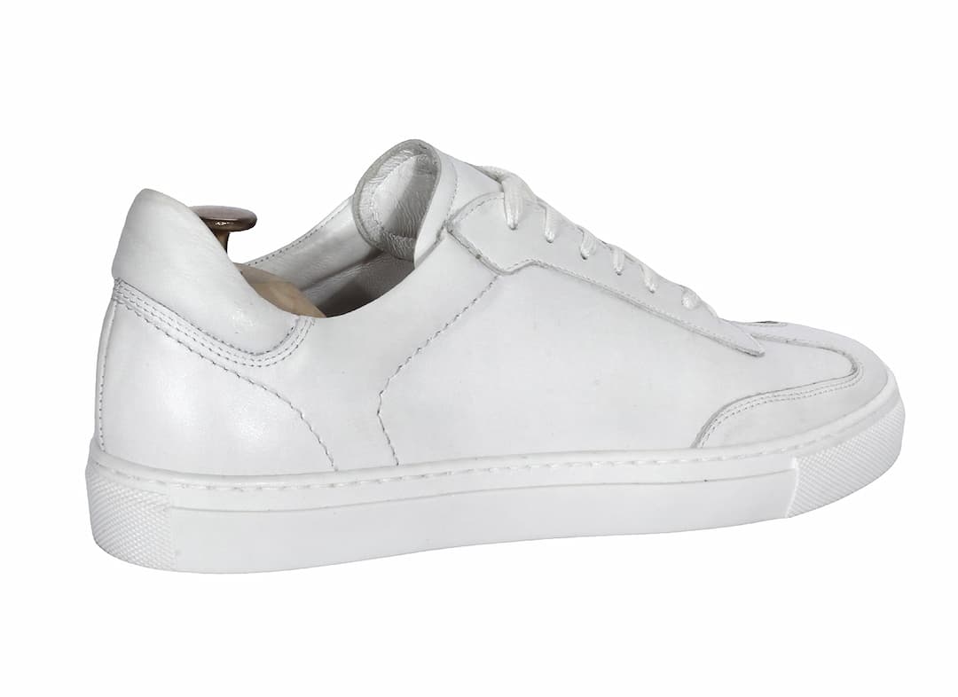 Trampki Męskie Skórzane Białe Gabriel - obrazek 3