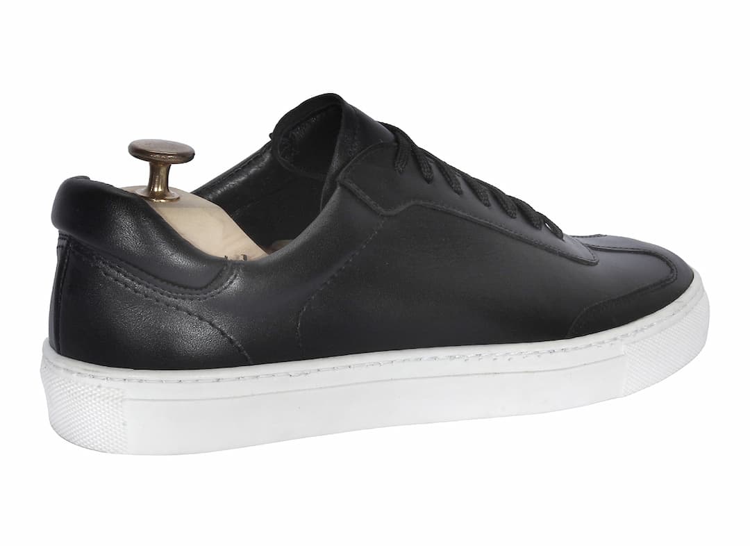 Trampki Męskie Skórzane Czarne Gabriel - obrazek 3