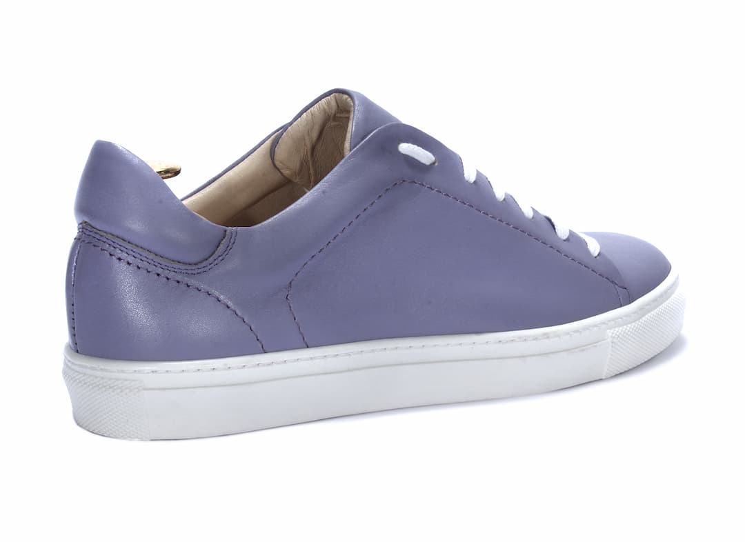 Trampki Męskie Skórzane Fioletowe Alex - obrazek 3