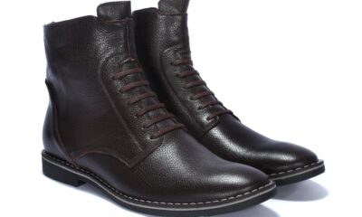 Botki Męskie Skórzane Brązowe Francesco