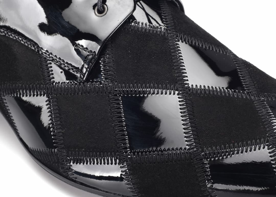 Eleganckie Męskie Obuwie Skórzane - Czarny WYPRZEDAŻ - obrazek 4