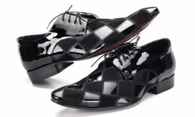 Eleganckie Męskie Obuwie Skórzane - Czarny WYPRZEDAŻ