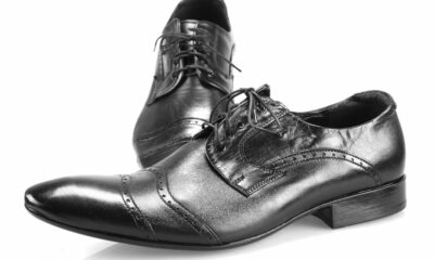 Eleganckie Męskie Obuwie Skórzane - Czarne WYPRZEDAŻ