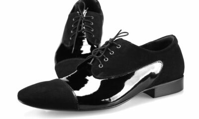 Eleganckie Męskie Obuwie Skórzane - Czarny WYPRZEDAŻ