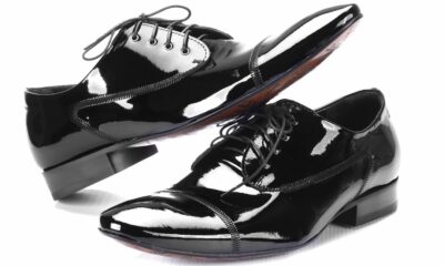 Eleganckie Męskie Obuwie Skórzane - Czarny WYPRZEDAŻ