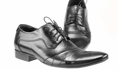 Eleganckie Męskie Obuwie Skórzane - Czarne WYPRZEDAŻ