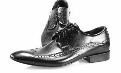 Eleganckie Męskie Obuwie Skórzane - Czarne WYPRZEDAŻ