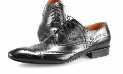 Eleganckie Męskie Obuwie Skórzane - Czarne WYPRZEDAŻ